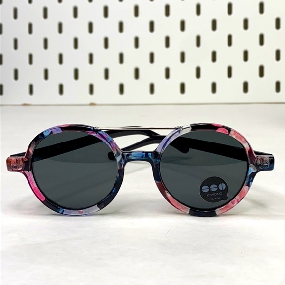 KOMONO Women’s Vivien Floral Sunglasses NEW Pink Black Blue - Picture 13 of 16